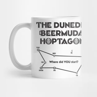 Dunedin Beermuda Hoptagon 2 sided (BLACK INK) Mug